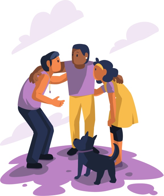 Group of People Talking Illustration